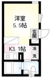 リシェス北千住の物件間取画像